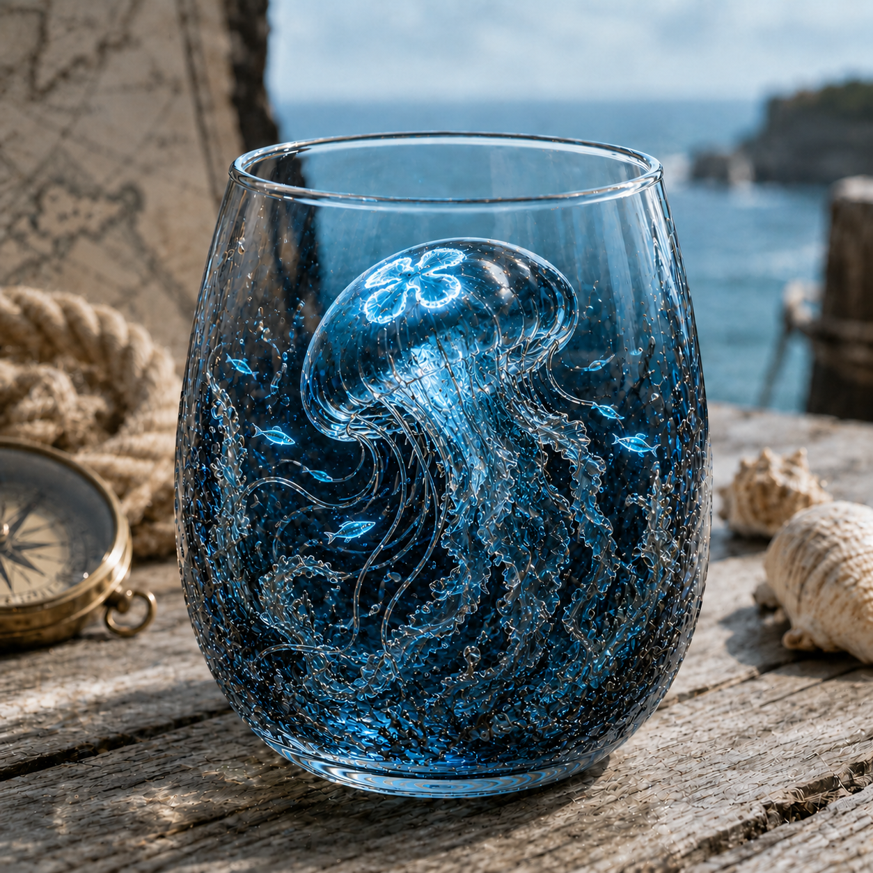 Release The Kraken Pirate Glass Collection — 3-Piece Legendary Ocean Treasure Set