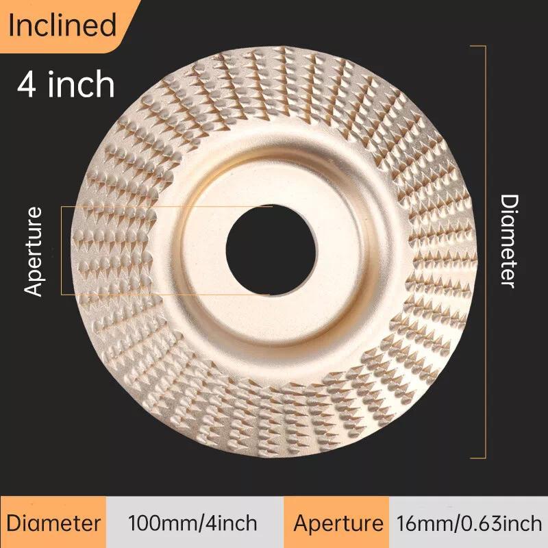3PCS 4" Grinding Wheels, Wood Carving Sanding Disc Accessory for Polishing Tools,summervibes