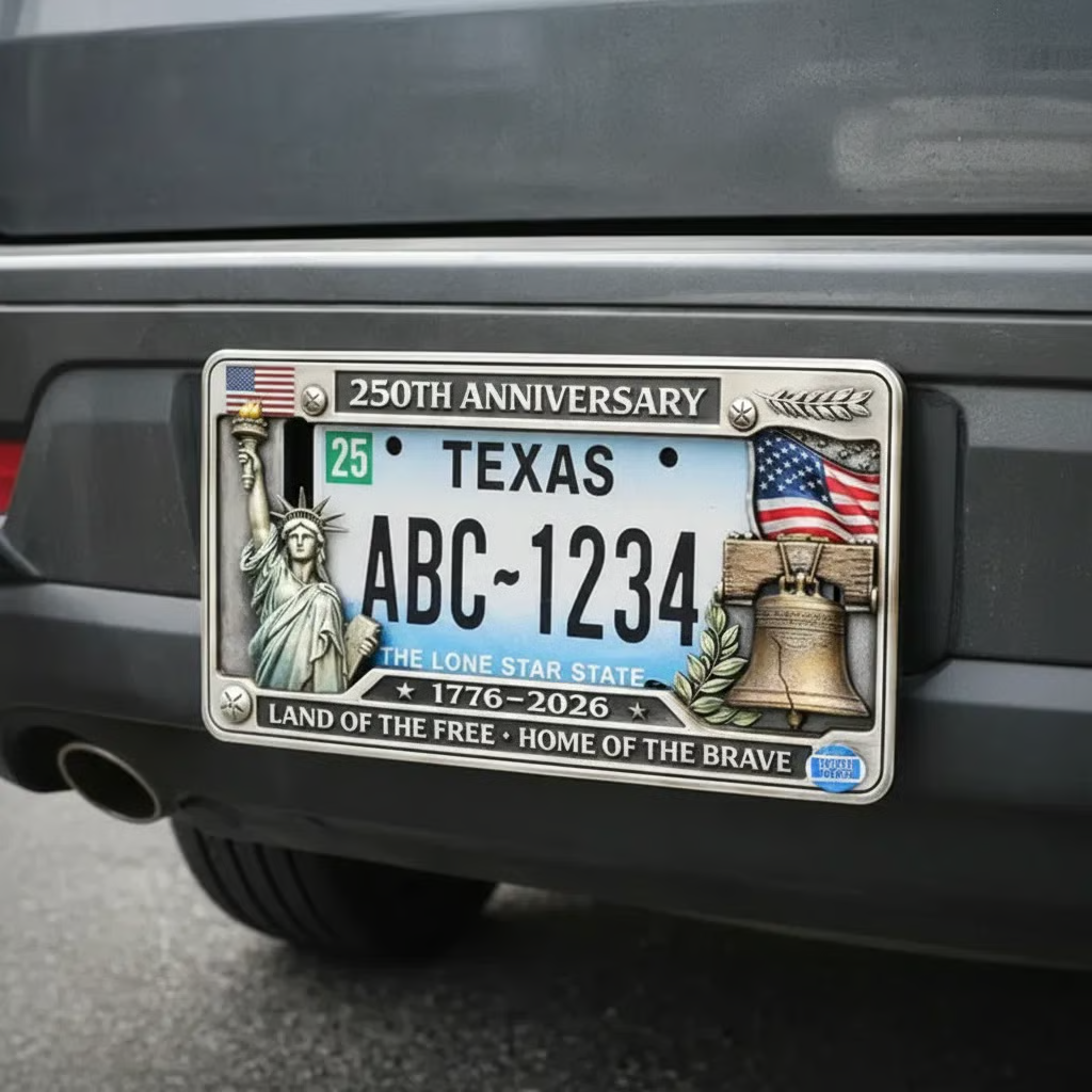 🦅250th Anniversary Commemorative License Plate Frame