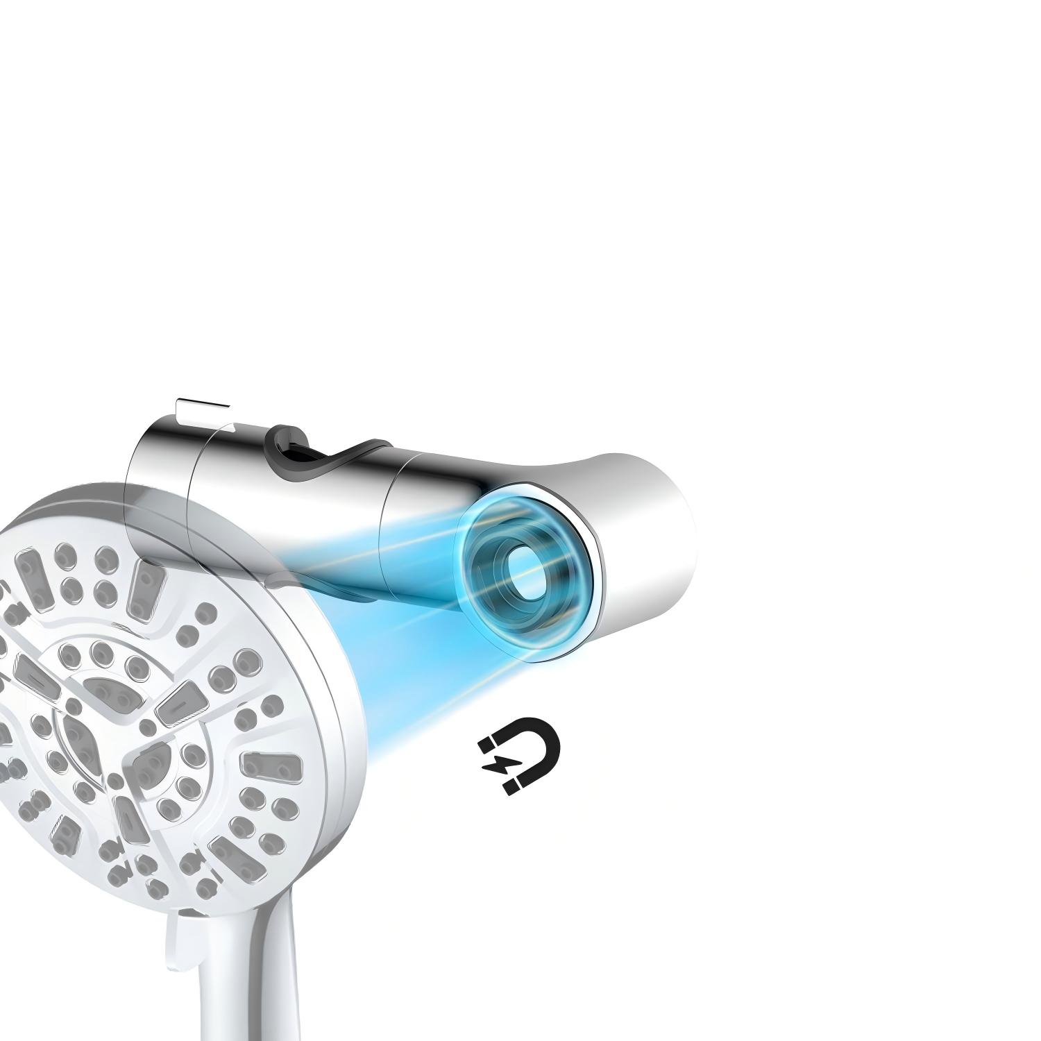 Shower head with integrated filter