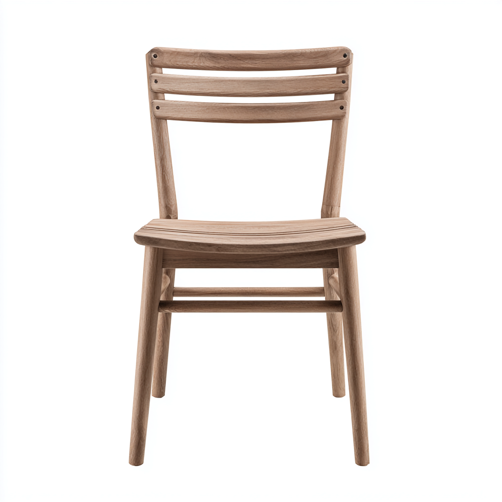 Chaise de salle à manger-bois-48x47x83 cm-bois-style naturel-Bamboogopad