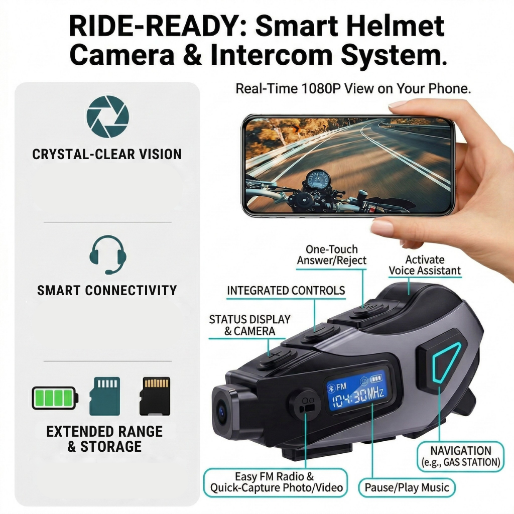 SYNC™ K10 - Helmet Bluetooth Headset