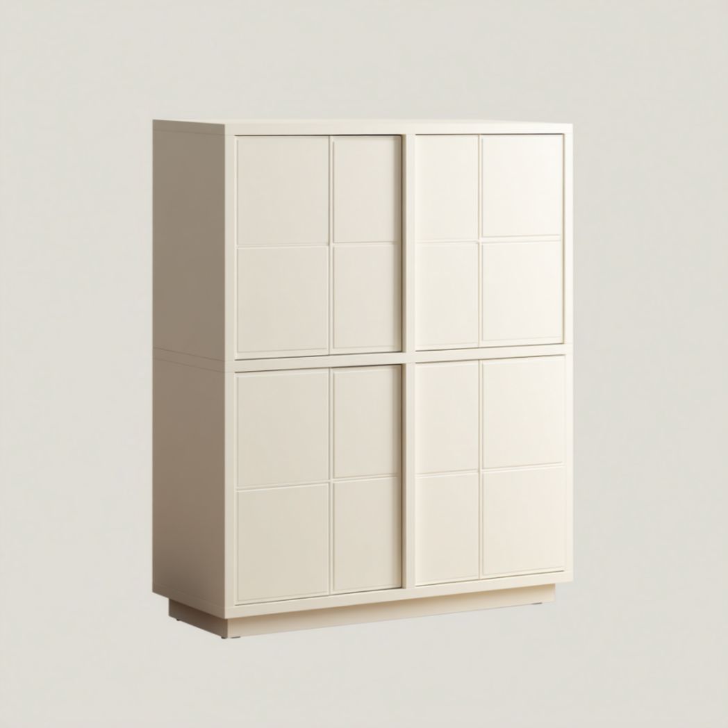 Commode à 4 portes avec design épuré et finition mate-Oliverfurnitureft