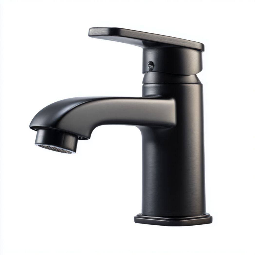 Robinet en métal noir-Woodworkft