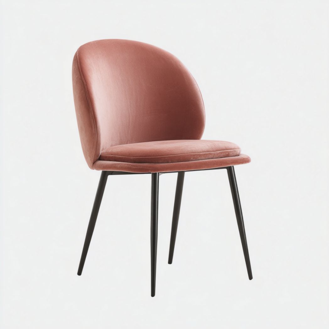 Chaise d'Appoint en Tissu Polyester avec Pieds Fins en Métal-Darranfurniture