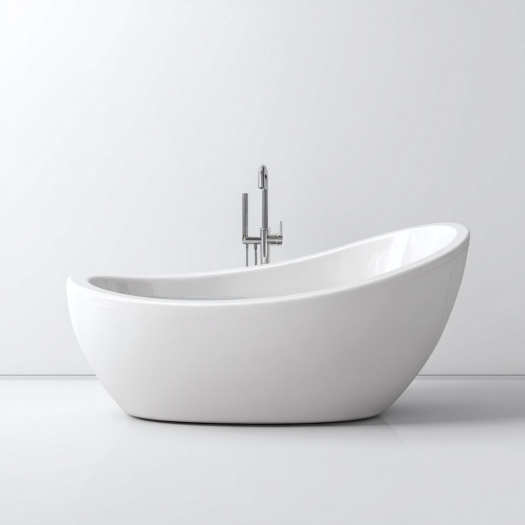 Baignoire en acrylique avec robinet intégré-Darranfurniture