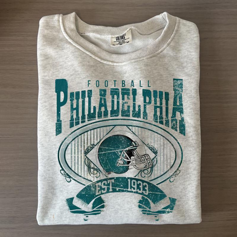 Comfort Colors PHiladelphia Football Sweatshirt
