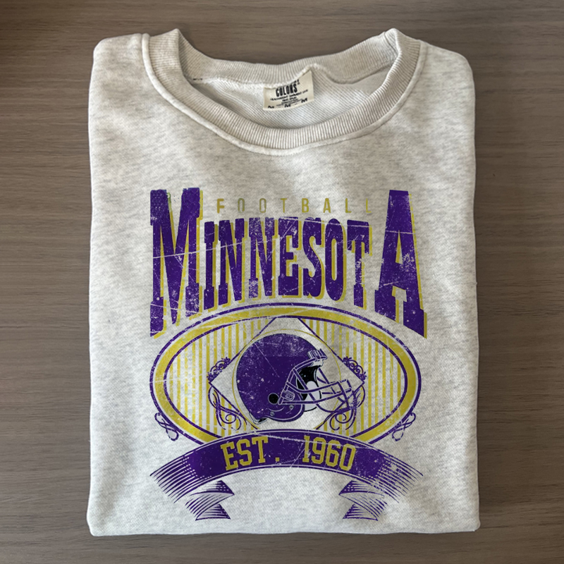 Comfort Colors Minnesota  Football Sweatshirt