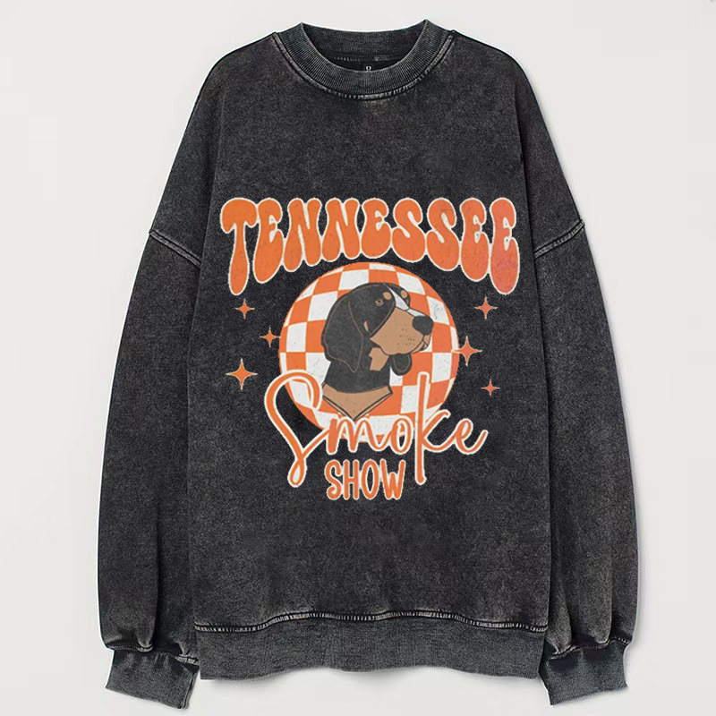 Retro Tennessee Football Checkerboard T-shirt