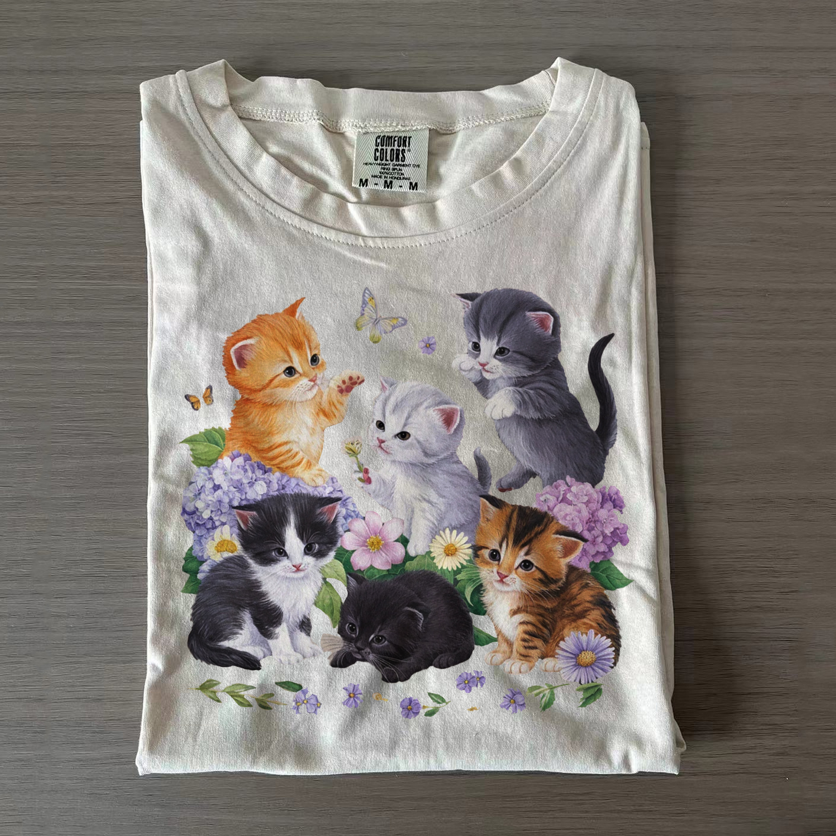 Cottagecore Cat T-Shirt-Lulueye