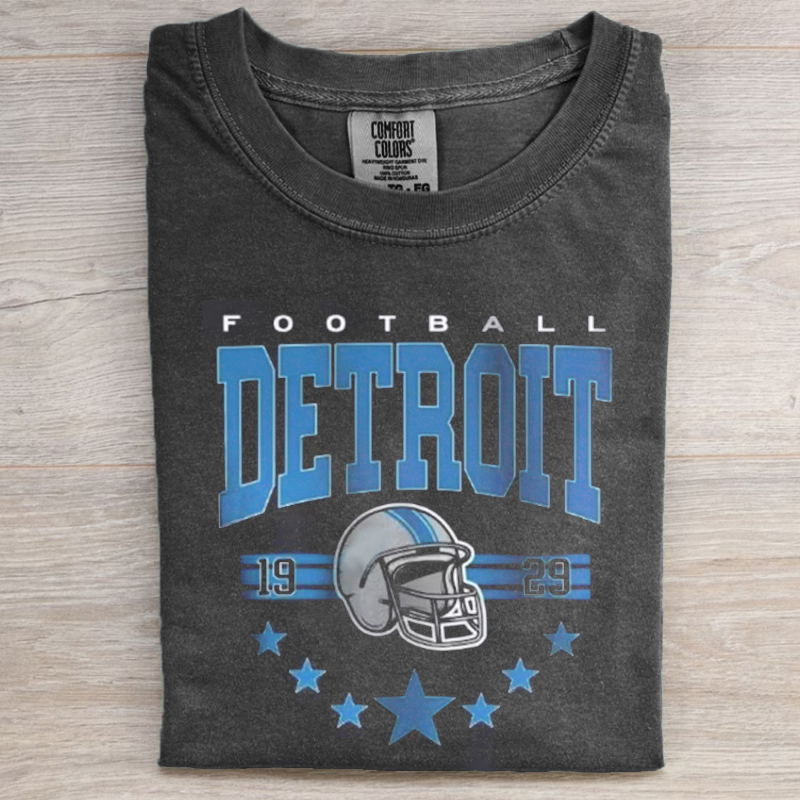 Comfort Colors Detroit Football T-shirt/Sweatshirt