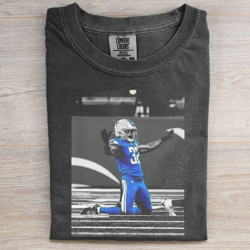 Comfort Colors Detroit Football T-shirt