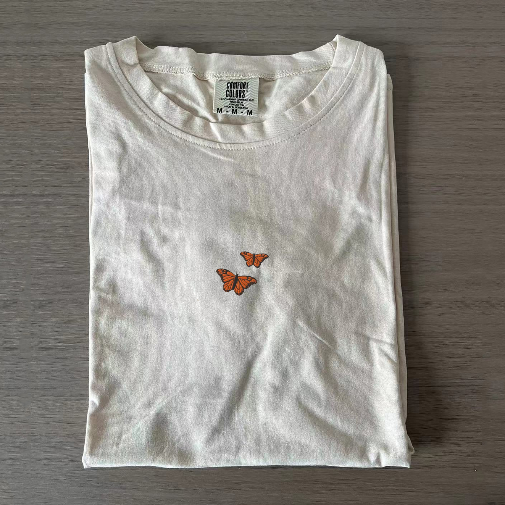 Embroidered Butterfly T-shirt