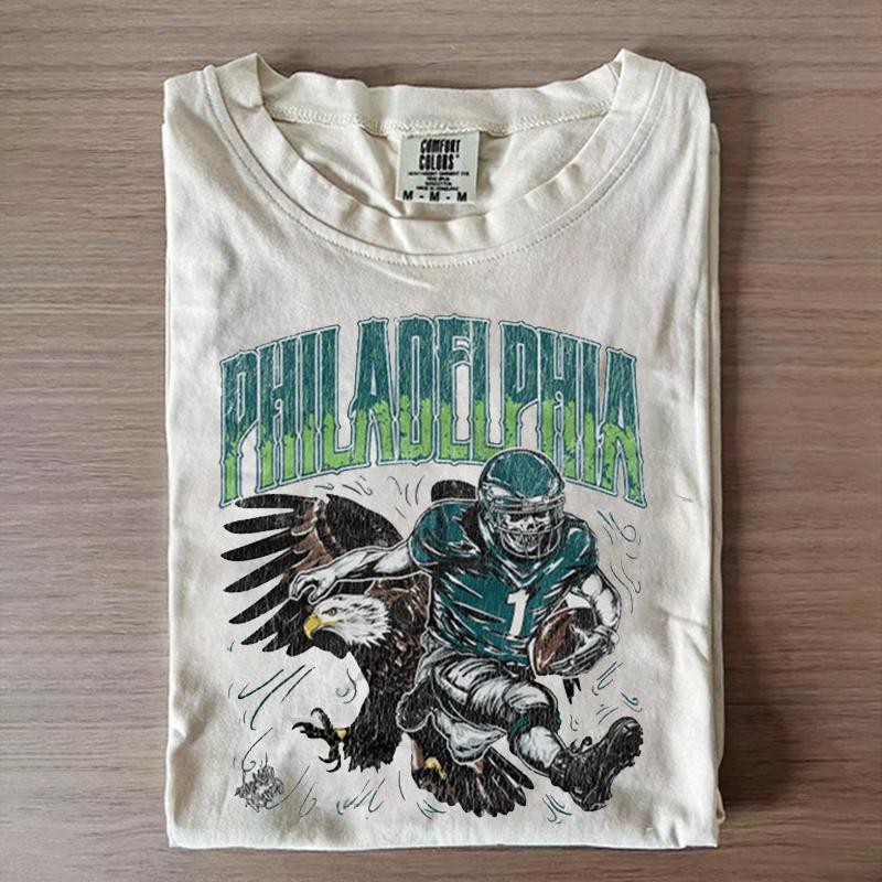 Eagles Football T-shirt-Lulueye