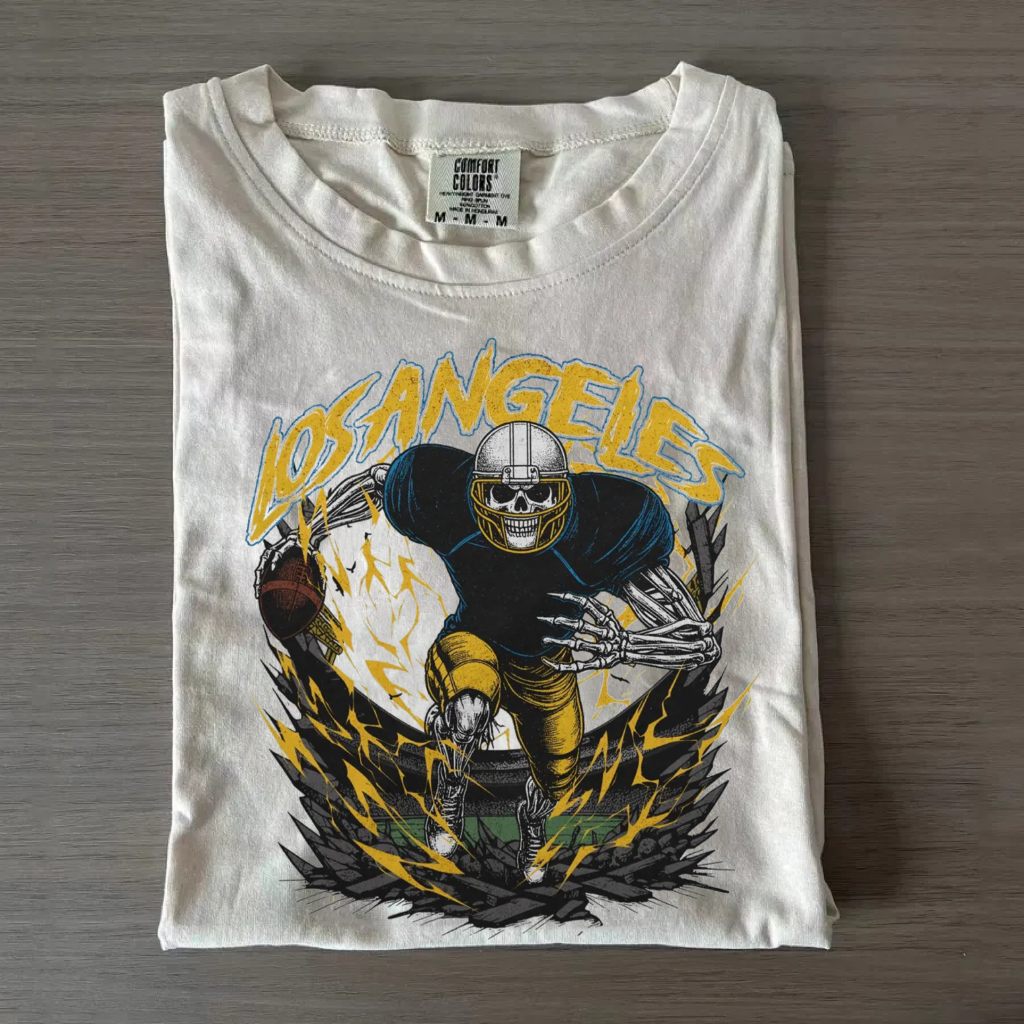 Retro Style Los Angeles Football T-shirt