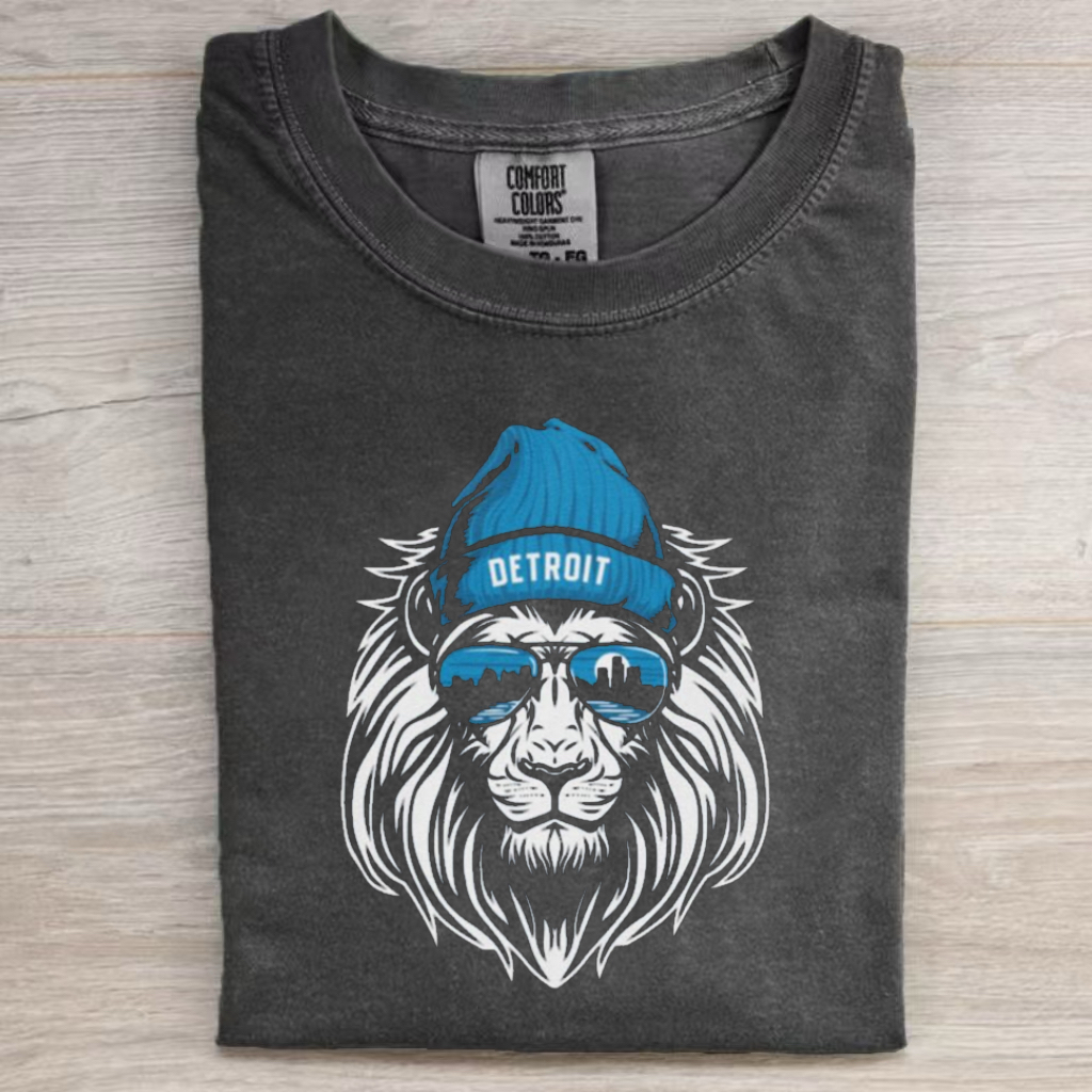Retro Style Detroit Football T-Shirt/Sweatshirt