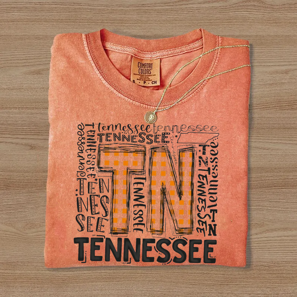 Comfort Colors Tennessee Football T-shirt