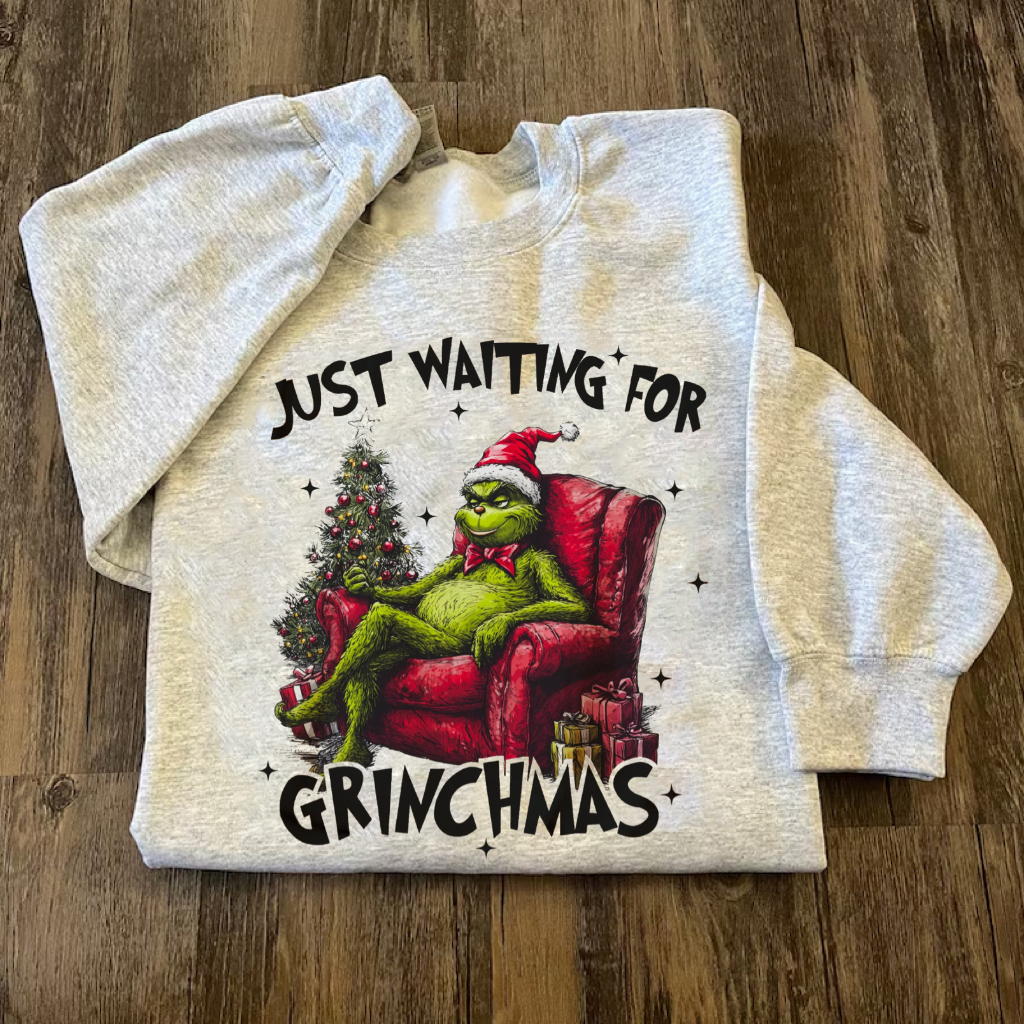 Just Waiting For Grinchmas Sweatshirt