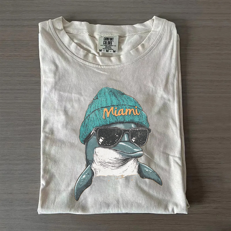 Comfort Colors Miami Football Mascot T-shirt