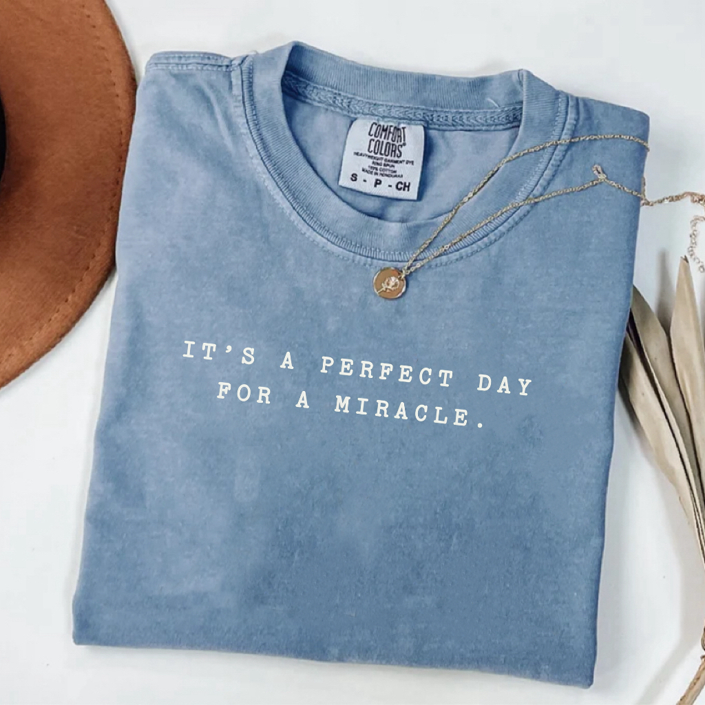Comfort Colors It's A Perfect Day For A Miracle T-Shirt