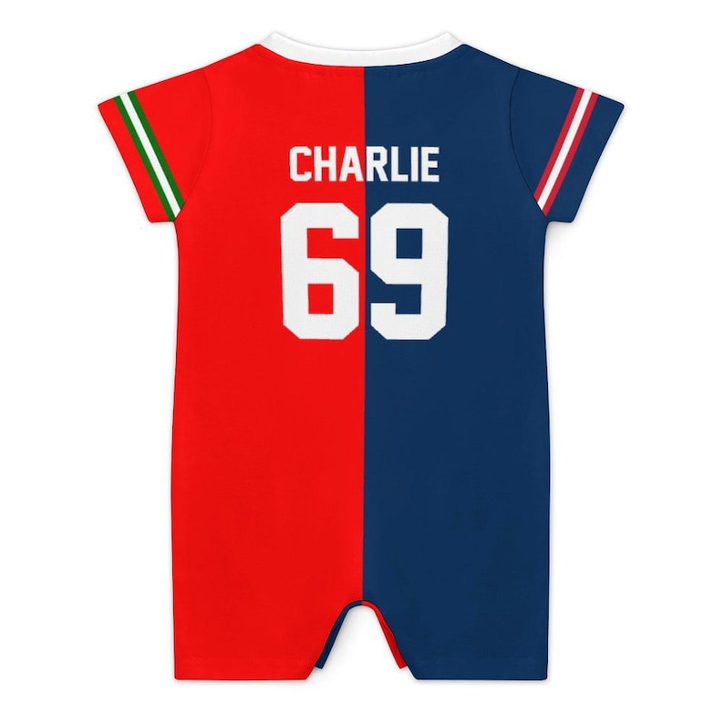 Custom 2026 World Soccer Two Soccer Team Baby Bodysuit, House Divided Soccer Toddler & Youth Shirt, House Divided Kid's Shirt, Split Team