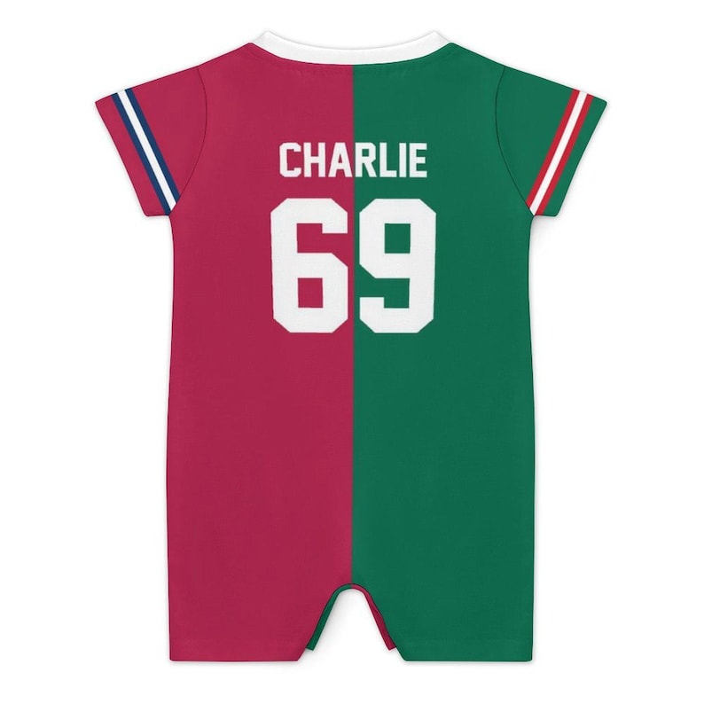 Custom 2026 World Soccer Two Soccer Team Baby Bodysuit, House Divided Soccer Toddler & Youth Shirt, House Divided Kid's Shirt, Split Team