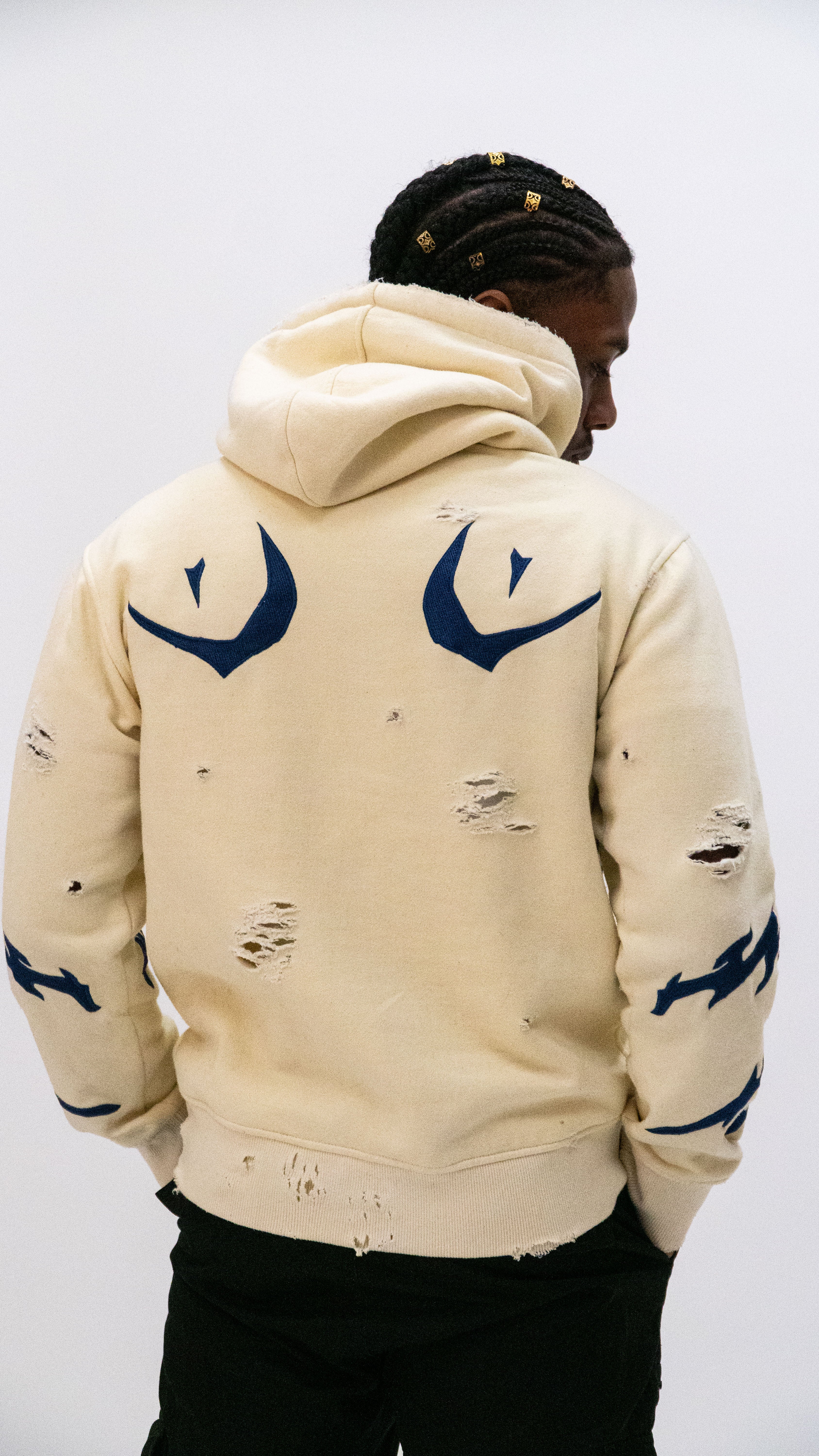 Distressed Yusuke Demon Hoodie