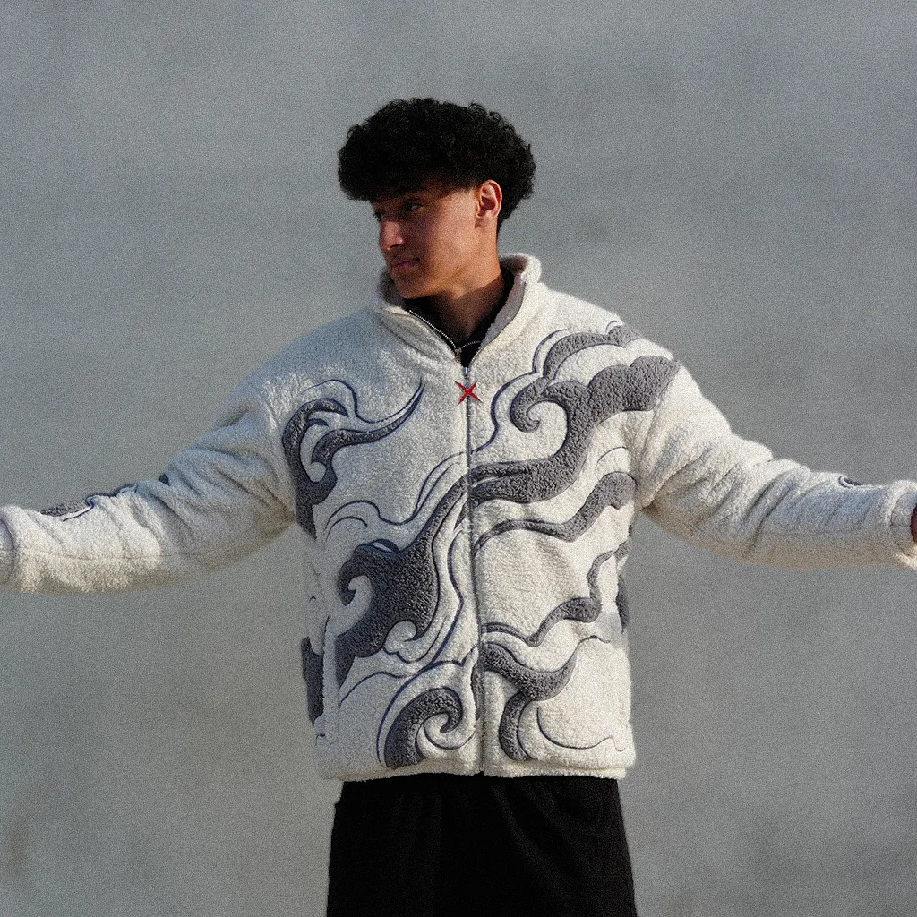 LUFFY GEAR 5 SHERPA FLEECE JACKET
