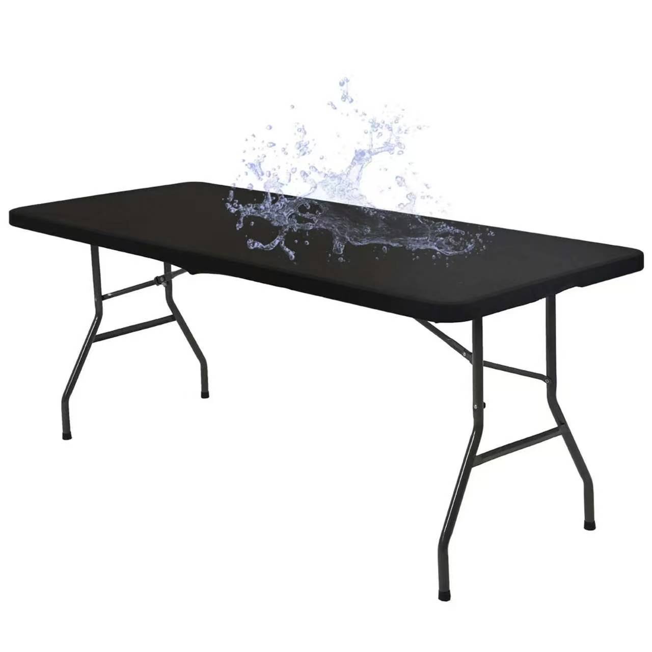 🔥🎁Nyhet 50 % RABATT🔥Paket stretchtyg bordsskydd, passar 4 ft / 6 ft / 8 ft bord