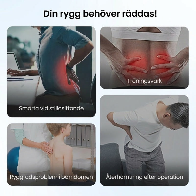 Magnetisk Terapi Akupunktur Massage Ryggsträckare
