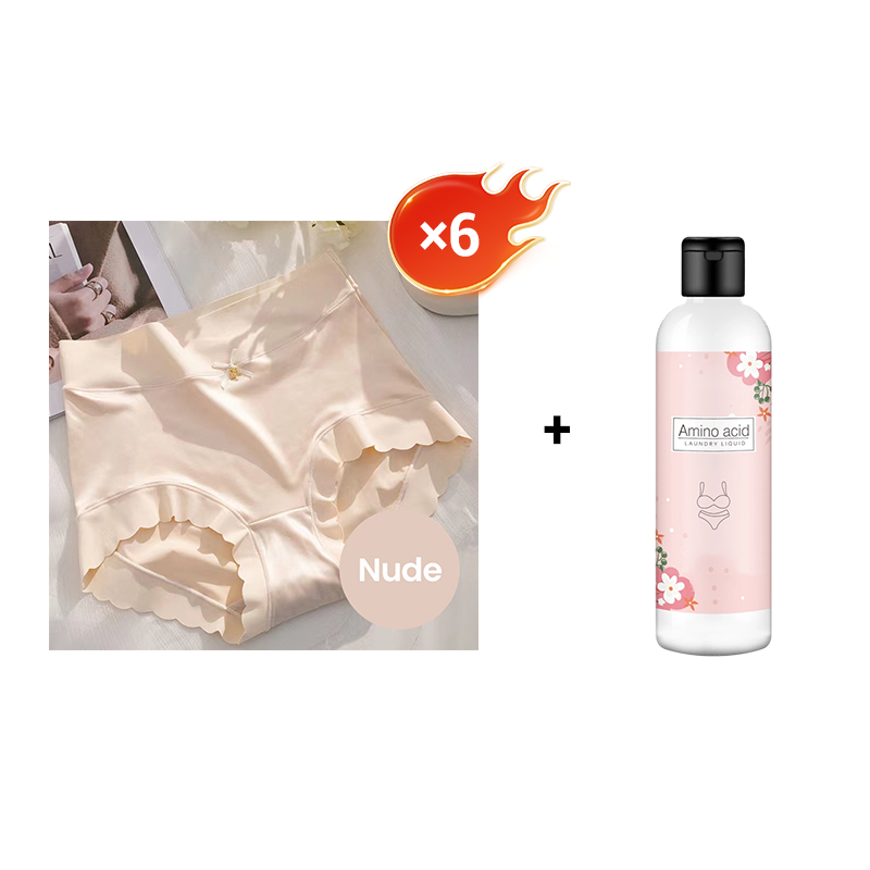 （KÖP 1 FÅ 6）2025 New Antibakteriella fuktabsorberande trosor i premiumsatin