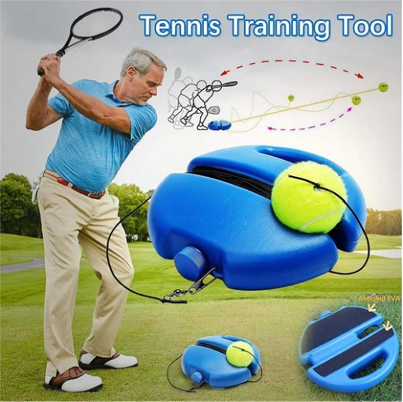 💎 Köp 2 = Få 1 GRATIS💎 Solo Tennis Training Board – Automatisk retur, bärbar och perfekt för alla nivåer 🎾✨