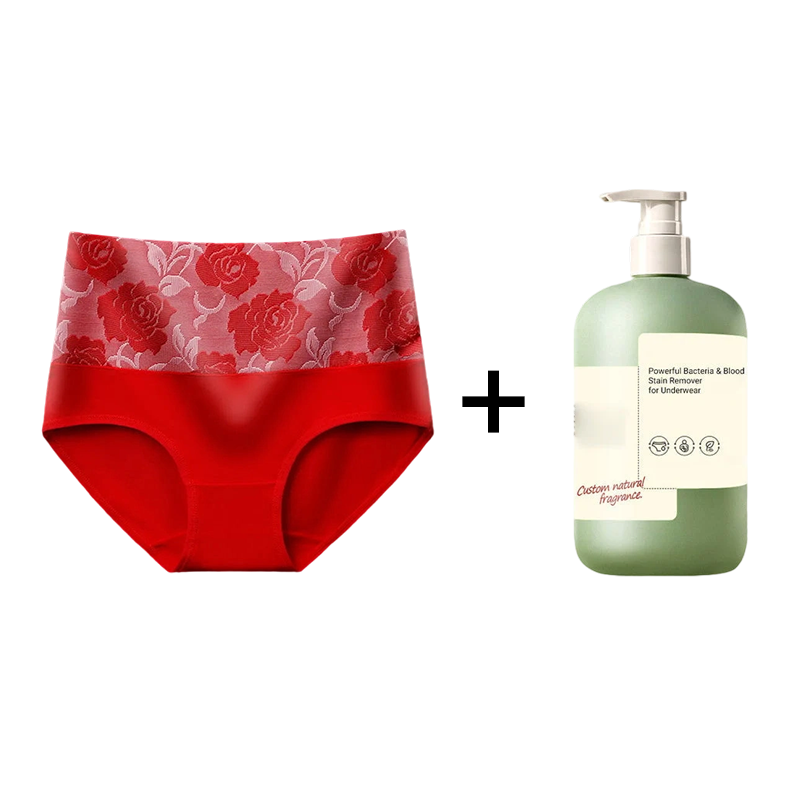 （KÖP 1 FÅ 6）Läckagesäker trosa med hög midja och magkontroll