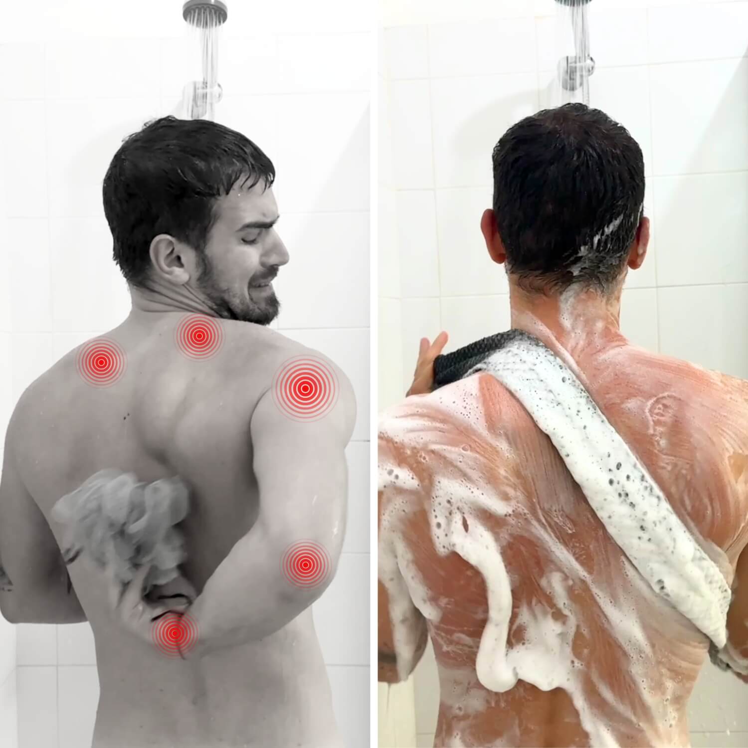 Blissal Exfoliating Antibacterial Shower Towel