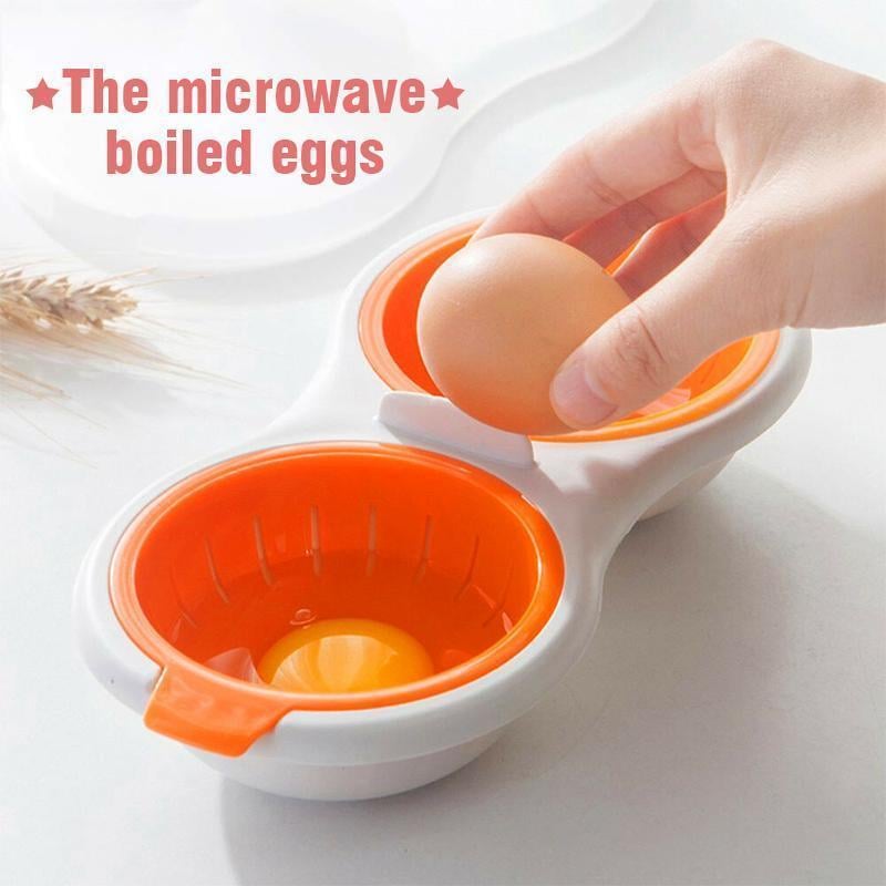 🍳Bärbar äggkokare för mikrovågsugn