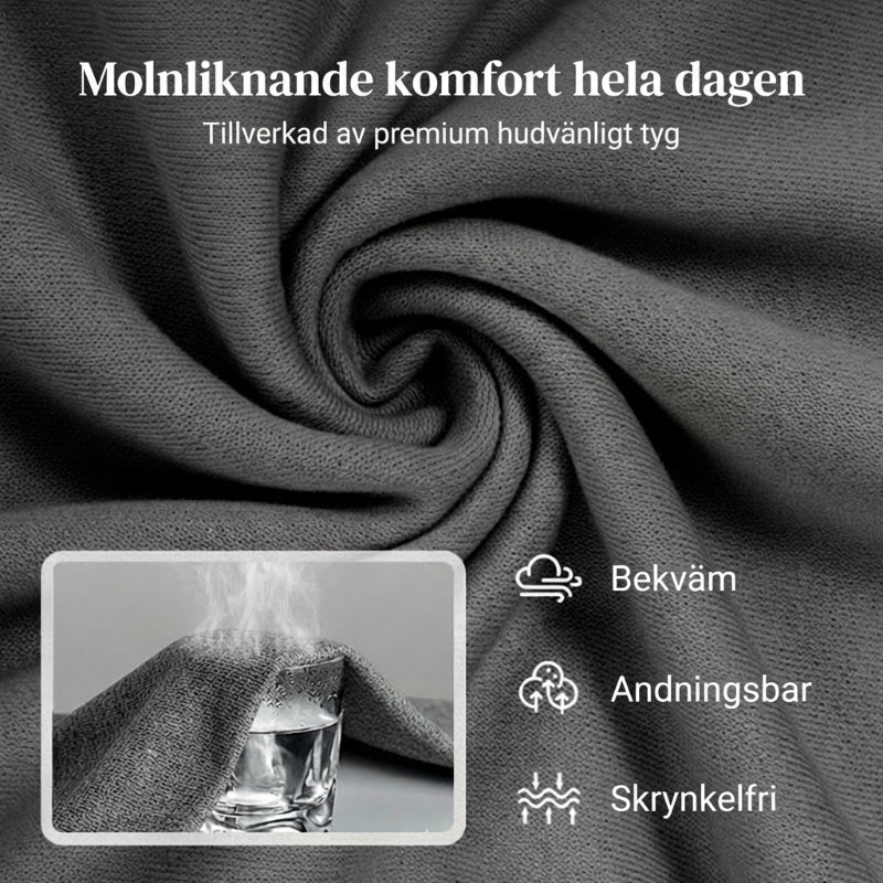 🔥SISTA DAGEN 50%RABATT✨Avslappnat set med topp och byxor med dragsko för dam