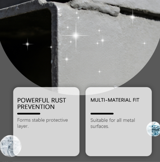 🔥Köp 2 få 1 gratis!✨Vattenbaserad metallisk färg rostomvandlare