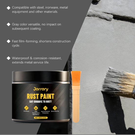 🔥Köp 2 få 1 gratis!✨Vattenbaserad metallisk färg rostomvandlare