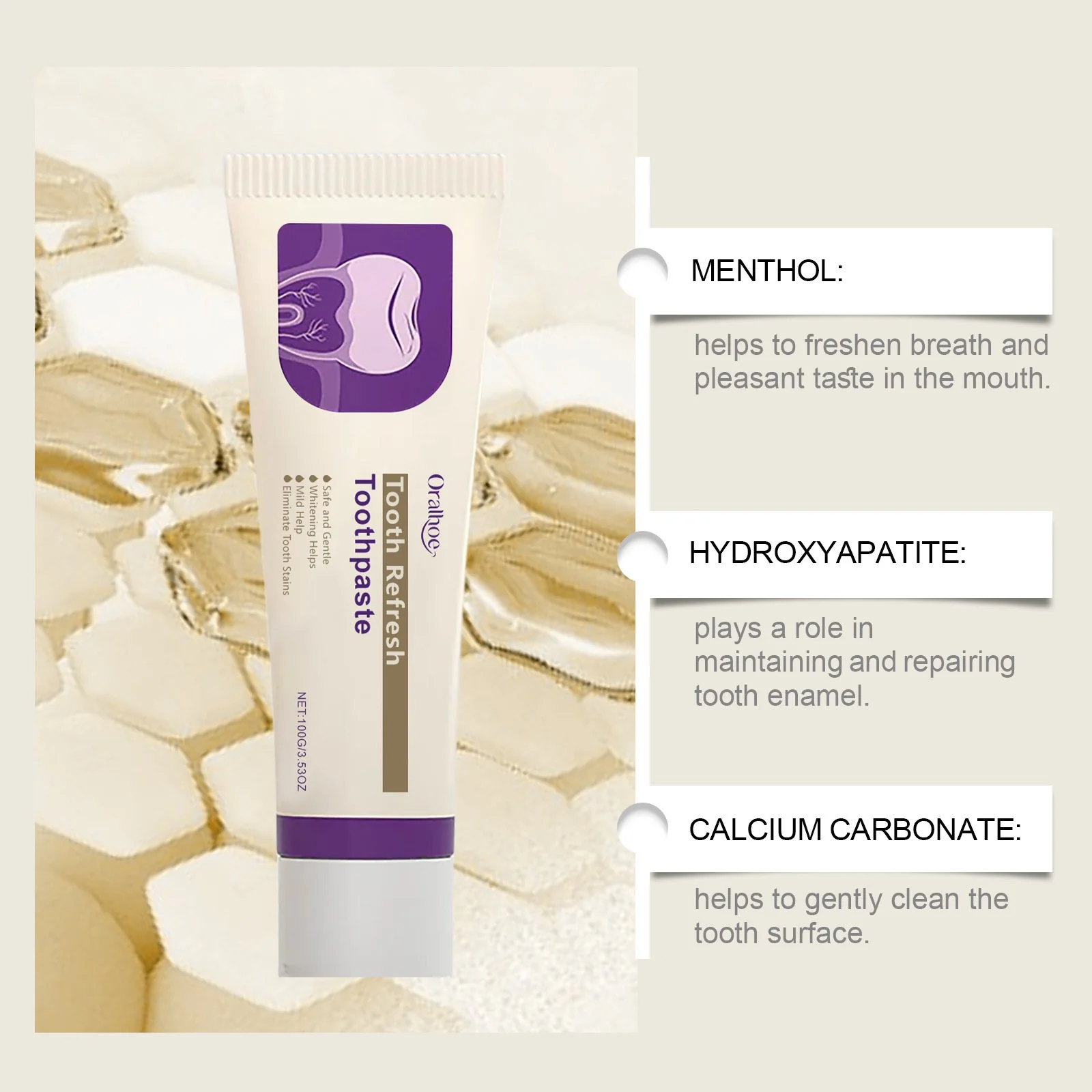 😁🦷KreainI Nature Oral Care Toothpaste, Fresh Breath, Prevent Tooth Loss, Natural Ingredients, Gentle Care