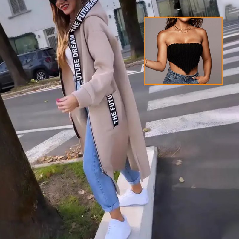 🔥2026 New Arrival Pre-Sale✨ Women's Hooded Long Sweatshirt🍂