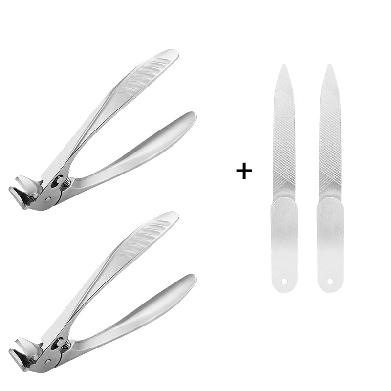 📢📢50 % RABATT!! ✂️ Perfekt böjd design | Nagelklippare i rostfritt stål | Enkelt grepp för äldre ✨【50 % RABATT】