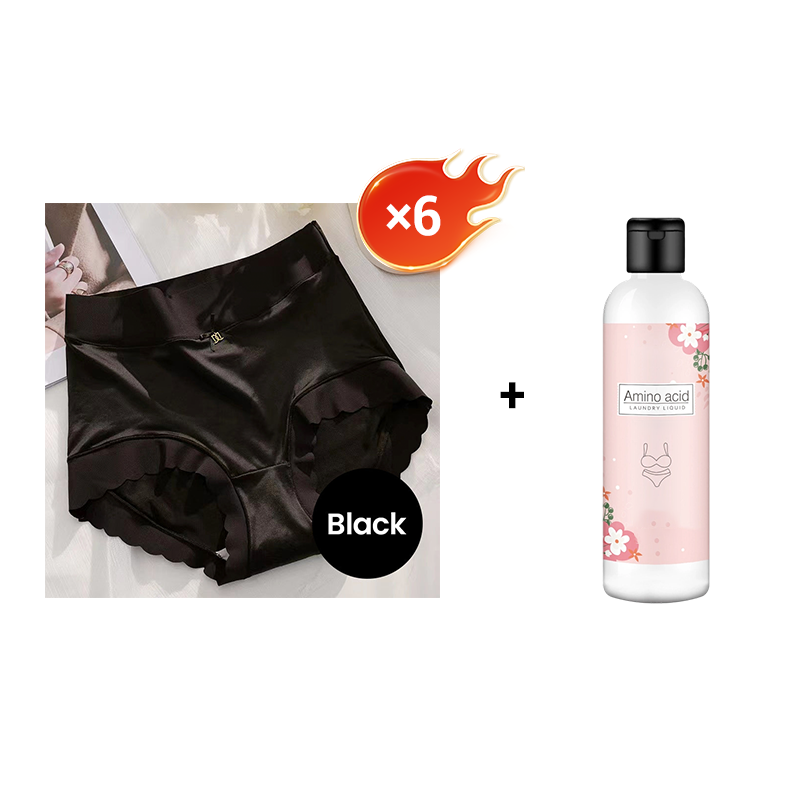 （KÖP 1 FÅ 6）2025 New Antibakteriella fuktabsorberande trosor i premiumsatin