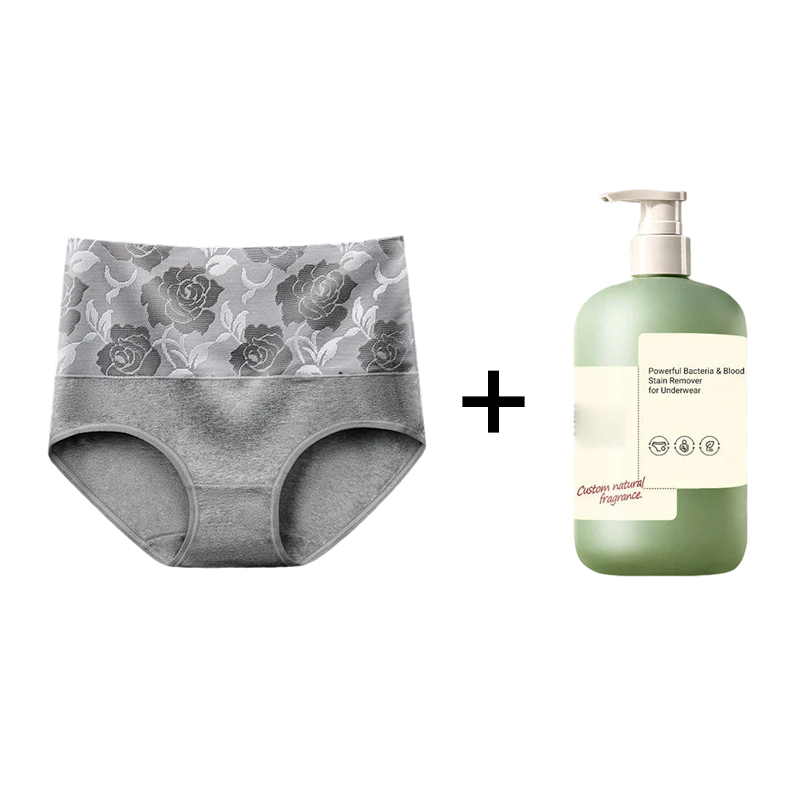 （KÖP 1 FÅ 6）Läckagesäker trosa med hög midja och magkontroll