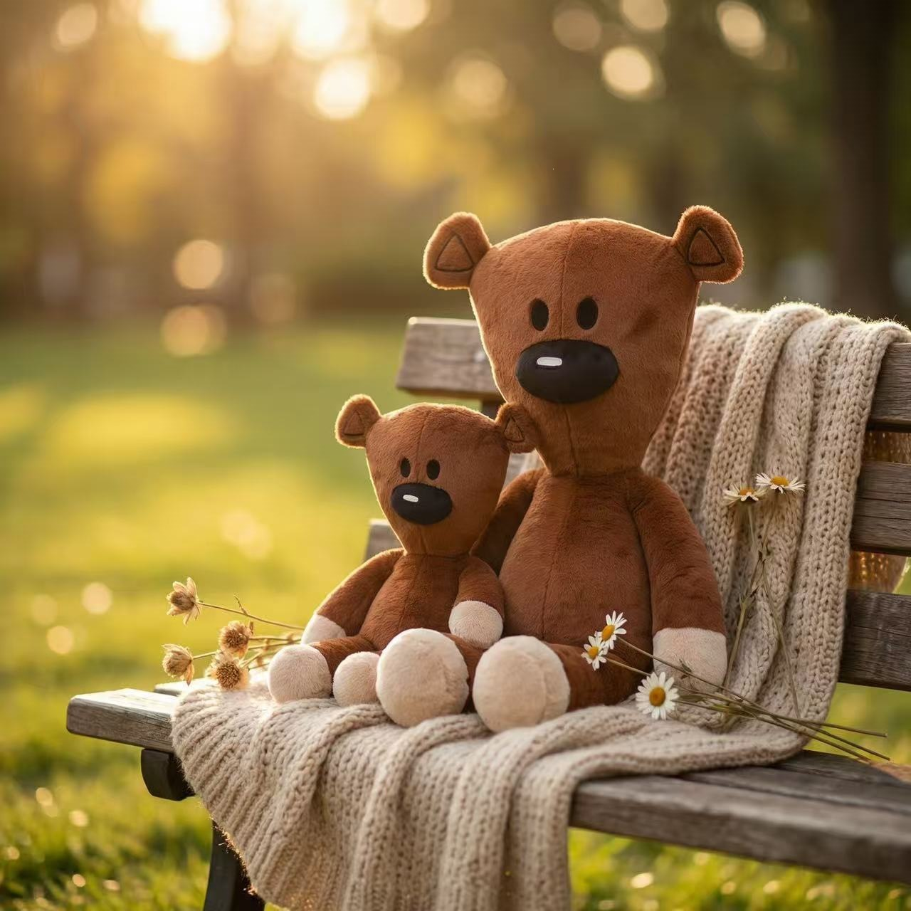Doudou Bear Doll Teddy Bear Plush Toy Doudou Bear Doll Bear Pillow Children'S Soothing Doll Birthday Gift