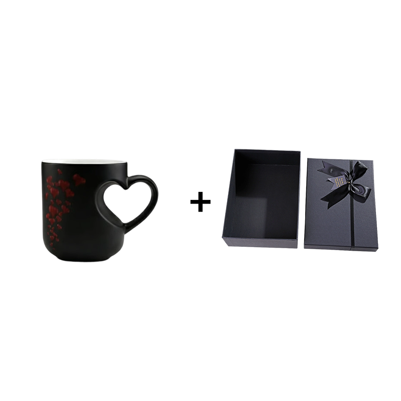 📢📢50% RABATT!!!⏰ Färgskiftande keramikmugg med hjärtformat handtag till alla hjärtans dag 💝✨