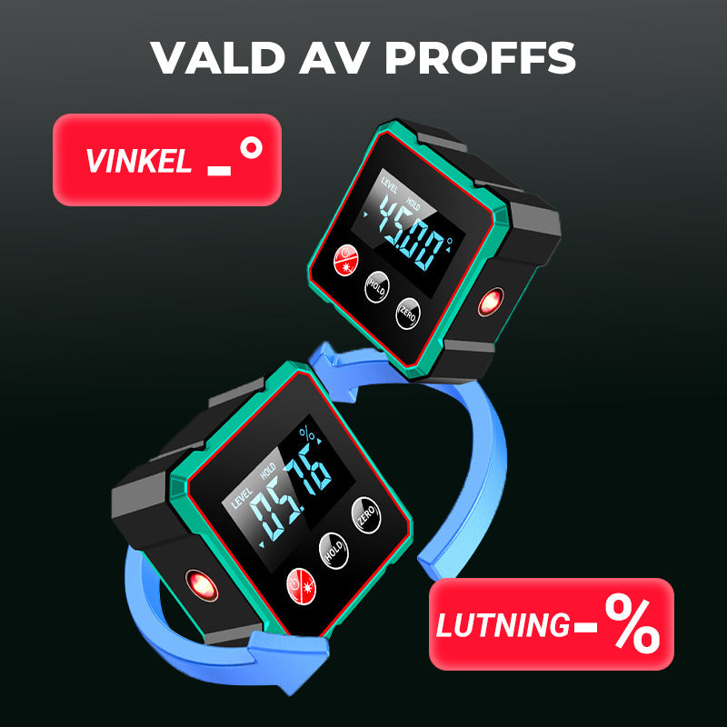 ⏳🔥 Begränsad tid 50% rabatt 📏 Magnetisk digital vinkelmätare med elektronisk lase