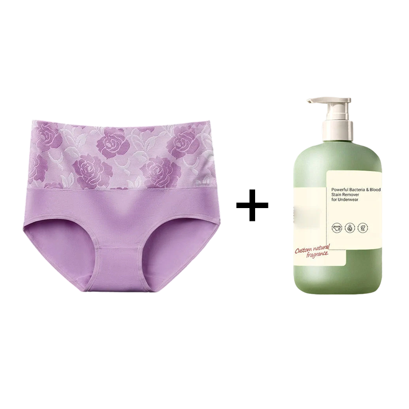 （KÖP 1 FÅ 6）Läckagesäker trosa med hög midja och magkontroll