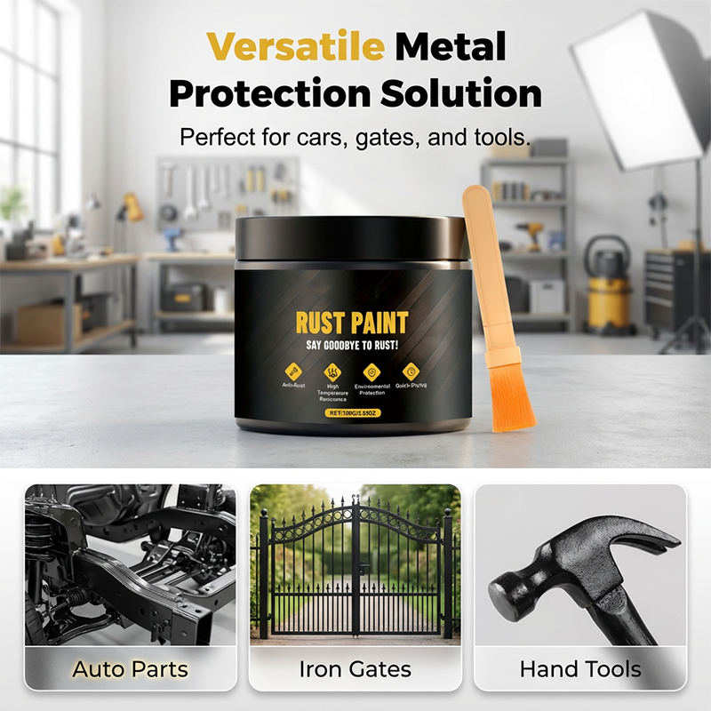 🔥Köp 2 få 1 gratis!✨Vattenbaserad metallisk färg rostomvandlare