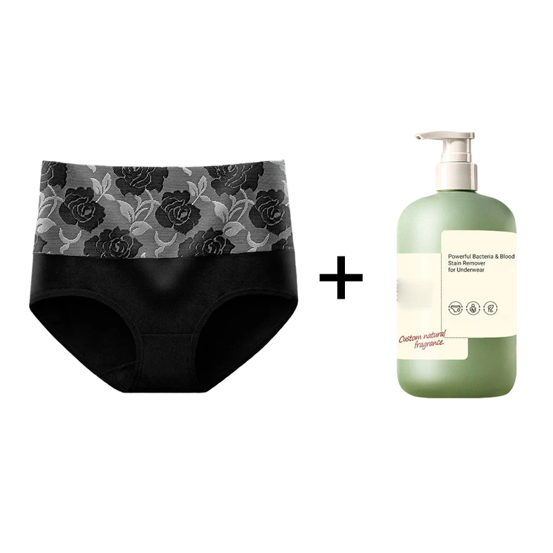 （KÖP 1 FÅ 6）Läckagesäker trosa med hög midja och magkontroll