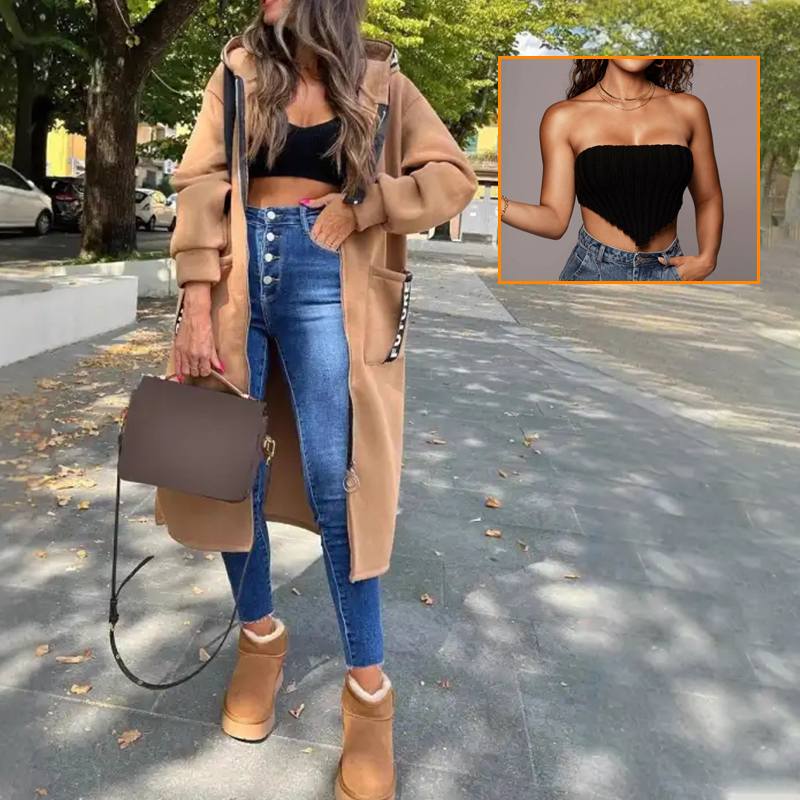 🔥2026 New Arrival Pre-Sale✨ Women's Hooded Long Sweatshirt🍂